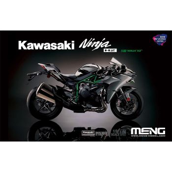 Meng - 1/9 Kawasaki Ninja H2, Bemalt (9/20) * - MEMT-002S