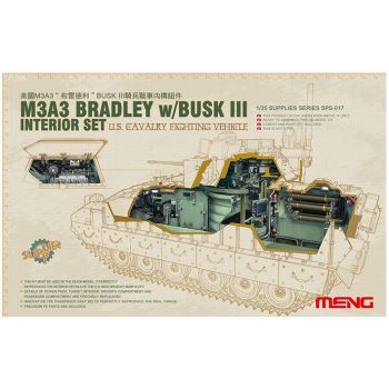 Meng - 1/35 Bradley M3A3 mit BUSK III, Inneneinrichtung