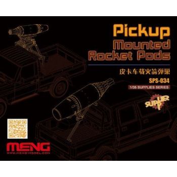Meng - 1/35 Raketen für Pick-up, Resin
