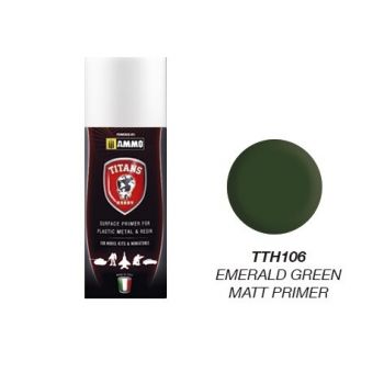 Mig - Titans Hobby:  Emerald Green Matt Primer 400 Ml Spray