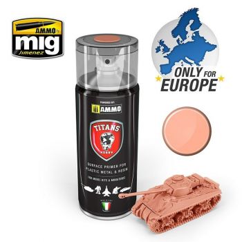 Mig - Titans Hobby: Flesh Tone Matt Primer 400 Ml Spray - MIG-TTH115