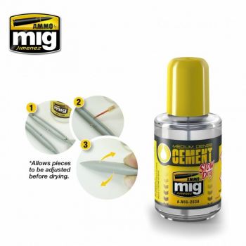 Mig - Medium Density Cement. Slow Dry 30 Ml - MIG2038