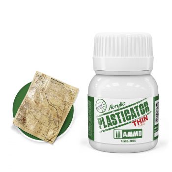 Mig - Acrylic Plasticator Thin Jar 40 Ml (7/21) *mig2075