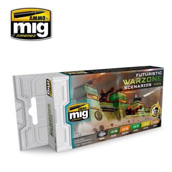 Mig - Futuristic Warzone Scenarios Color Set (Mig7154)
