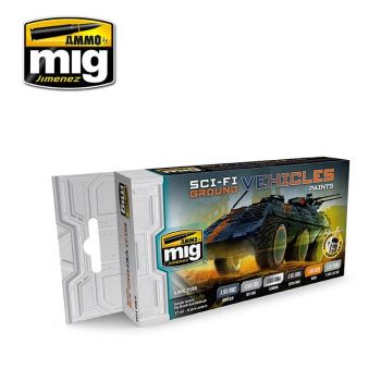 Mig - Sci-fi Ground Vehicles Color Set (Mig7155)