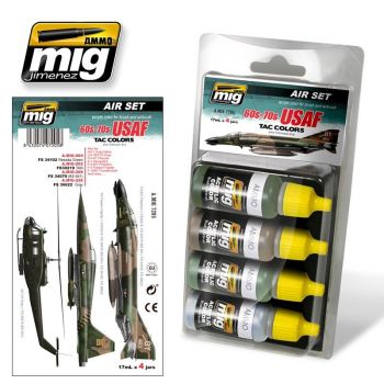 Mig - 60s-70s Usaf Tac Colors Vietnam (Mig7205)