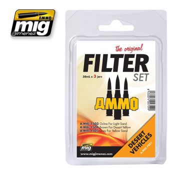 Mig - Filter Set For Desert Vehicles (Mig7451)