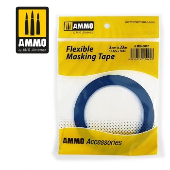 Mig - Masking Tape Flexible (3mm X 33m) (9/20) * - MIG8042
