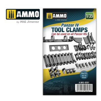 Mig - 1/ 35 Panzer Iv Tool Clamps (7/20) * - MIG8081