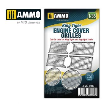 Mig - 1/35 Scale King Tiger Engine Cover Grilles (7/20) * - MIG8082