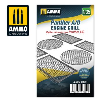 Mig - 1/35 Panther A/d Engine Grilles - MIG8089