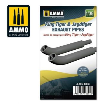 Mig - 1/35 King Tiger En Jagdtiger Exhaust Pipes - MIG8093