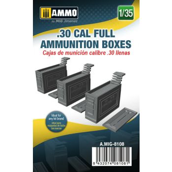 Mig - 1/35 .30 Cal Full Ammunition Boxes (1/21) * - MIG8108