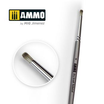 Mig - Ammo Drybrush No. 4 Technical Brush (10/21) *mig8701