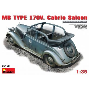 Miniart - Mb Typ 170v. Cabrio Saloon (Min35103)