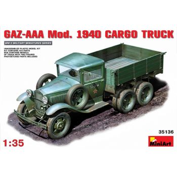 Miniart - Gaz-aaa. Mod. 1940. Cargo Truck. (Min35136)