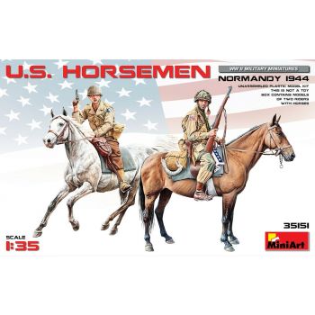 Miniart - U.s. Horsemen. Normandy 1944 (Min35151)