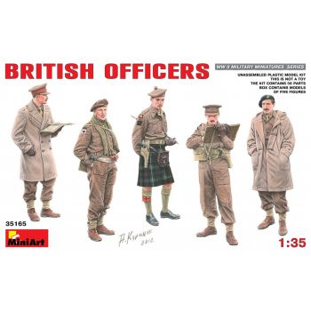 Miniart - British Officers (Min35165)