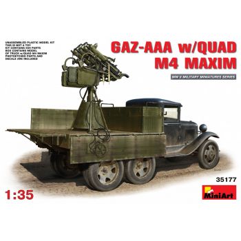 Miniart - Gaz-aaa W/quad M-4 Maxim (Min35177)