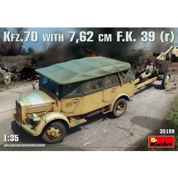 Miniart - Kfz.70 & 7,62 Cm F.k. 39  R (Min35189)