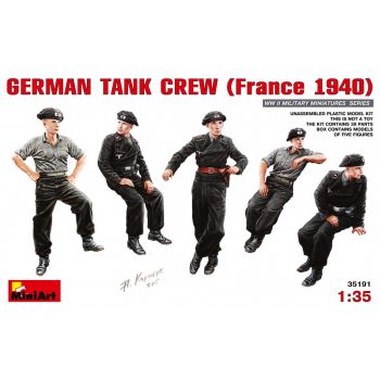 Miniart - German Tank Crew France 1940 (Min35191)
