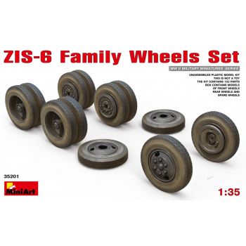 Miniart - Zis-6 Family Wheels Set (Min35201)