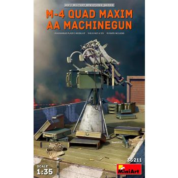 Miniart - M-4 Quad Maxim Aa Machinegun - Min35211