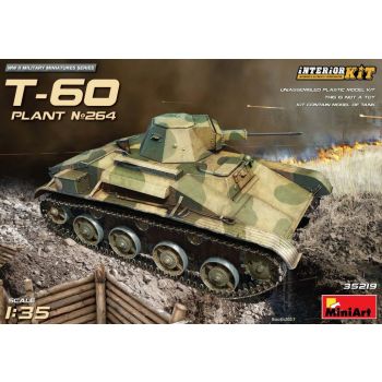 Miniart - T-60 Plant No.264,stalingrad Interior Kit (Min35219)