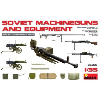 Miniart - Soviet Machine Guns & Equipment (Min35255)