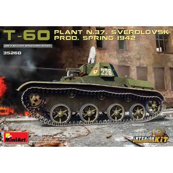 Miniart - T-60 Prod. Spring 1942 Interior Kit - Min35260