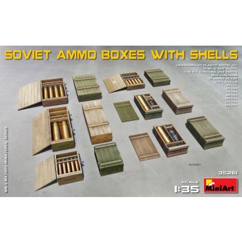 Miniart - Soviet Ammo Boxes W/shells (Min35261)