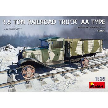 Miniart - 1,5 Ton Railroad Truck Aa Type (Min35265)
