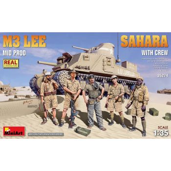 Miniart - 1/35 M3 Lee Mid Prod. Sahara W/crew (7/21) *min35274