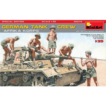 Miniart - German Tank Crew.”afrika Korps”. S.e. (Min35278)
