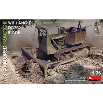 Miniart - U.s. Armored Tractor W/angle Dozer Blade (3/20) * - MIN35291