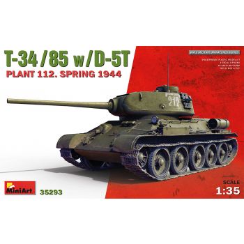 Miniart - T-34/85 W/d-5t Plant 112. Spring 1944 (8/20) * - MIN35293