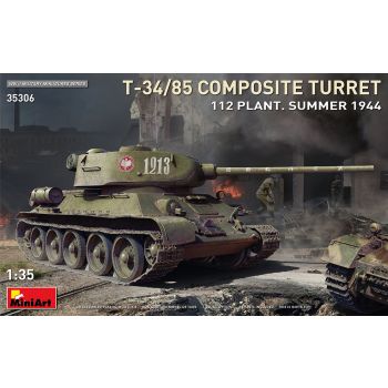 Miniart - T-34/85 Composite Turret. 112 Plant. Summer 1944 (9/20) * - MIN35306
