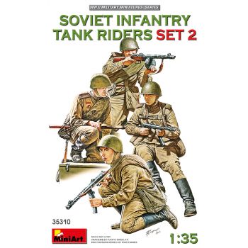 Miniart - Soviet Infantry Tank Riders Set 2 1:35 (5/20) * - MIN35310