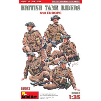 Miniart - 1/35 British Tank Riders Nw Europe Spec.edition (3/21) *min35312