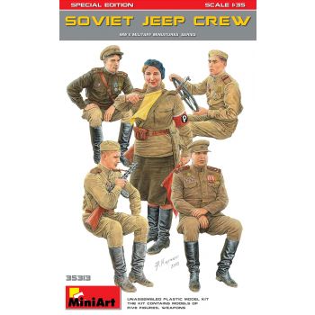 Miniart - Soviet Jeep Crew. Special Edition