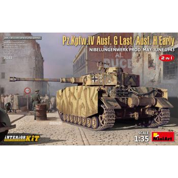 Miniart - 1/35 Pz.kpfw.iv Ausf. G Last/ausf. H Early 1943 (6/21) *min35333
