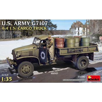 Miniart - 1/35 U.s. Army G7107 4x4 1,5t Cargo Truck (9/21) *min35380
