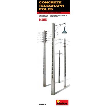 Miniart - Concrete Telegraph Poles (Min35563)