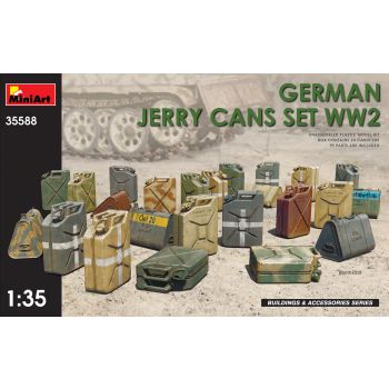 Miniart - German Jerry Cans Set Ww2 (Min35588)
