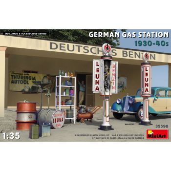 Miniart - Miniart - German Gas Station 1930-40s 1:35