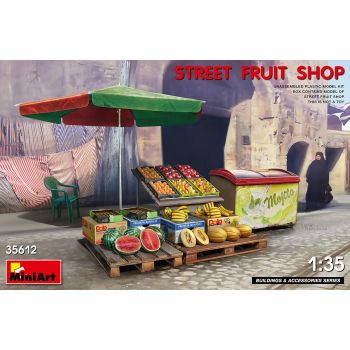 Miniart - Street Fruit Shop 1:35 (1/20) * - MIN35612