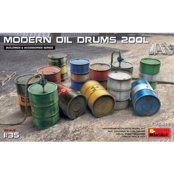 Miniart - Modern Oil Drums (200l) 1:35 (1/20) * - MIN35615
