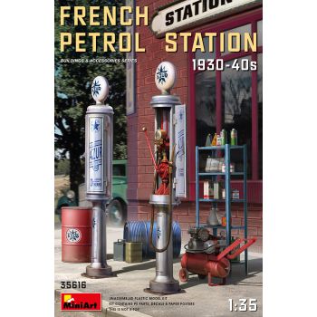 Miniart - French Petrol Station 1930-40s 1:35 (6/20) * - MIN35616