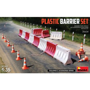 Miniart - 1/35 Plastic Barrier Set (6/21) *min35634
