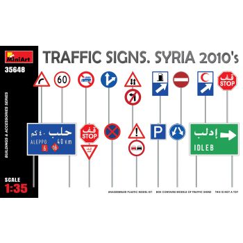 Miniart - 1/35 Traffic Signs Syria 2010 (6/21) *min35648